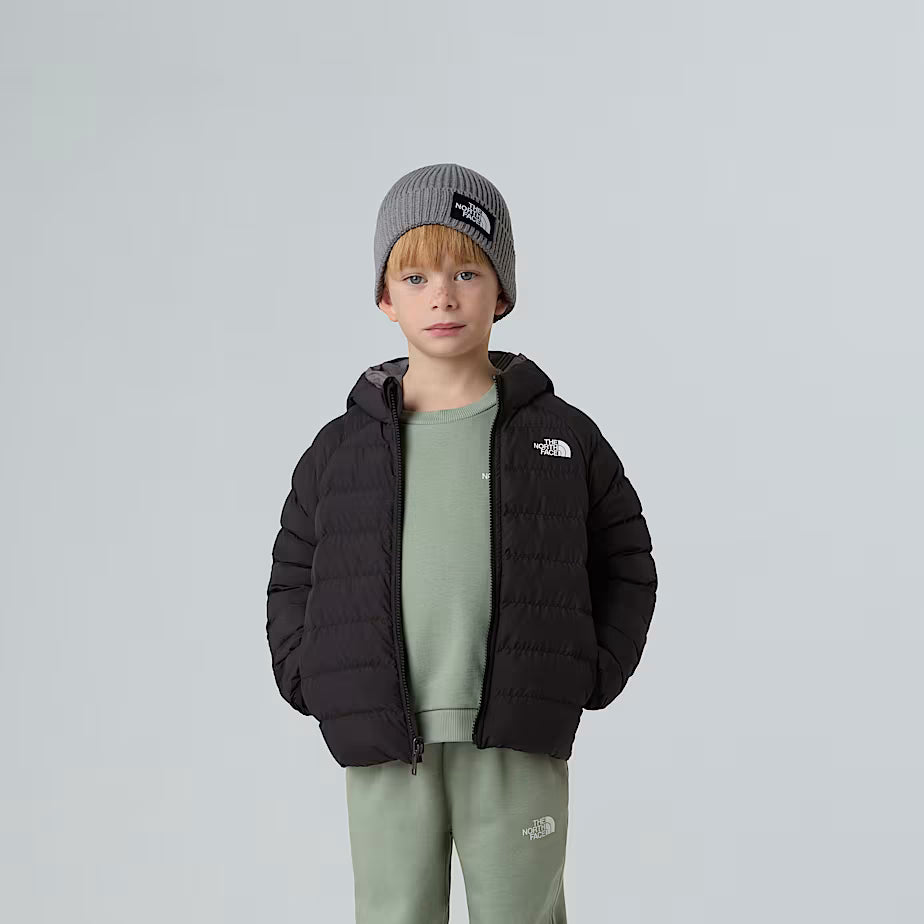 THE NORTH FACE Kids' Perrito Reversible Jacket - TNF BLACK- SMOKED PEARL