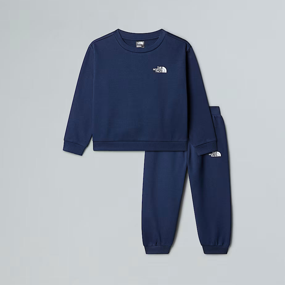 Kids' Simple Dome Fleece Set - Summit Navy (4-7 years)