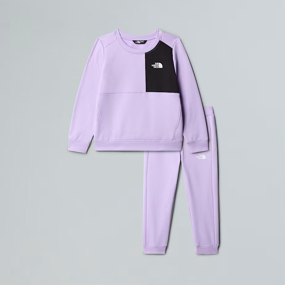 Completo in pile THE NORTH FACE Performance da Bambini (2-7 anni) LITE LILAC