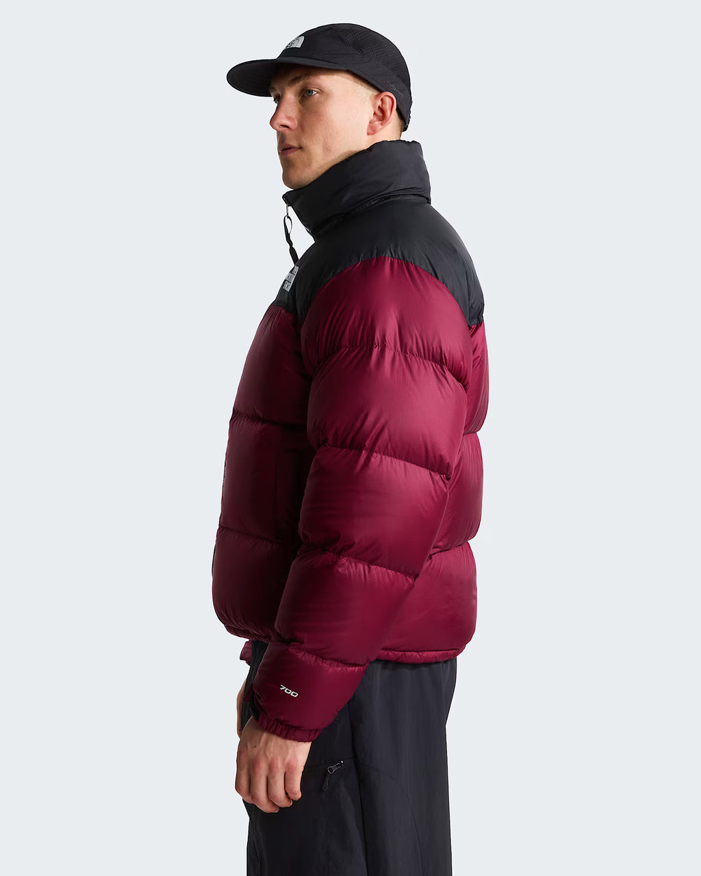 Piumino The North Face 1996 Retro Nuptse Jacket - Burgundy Crush-TNF Black