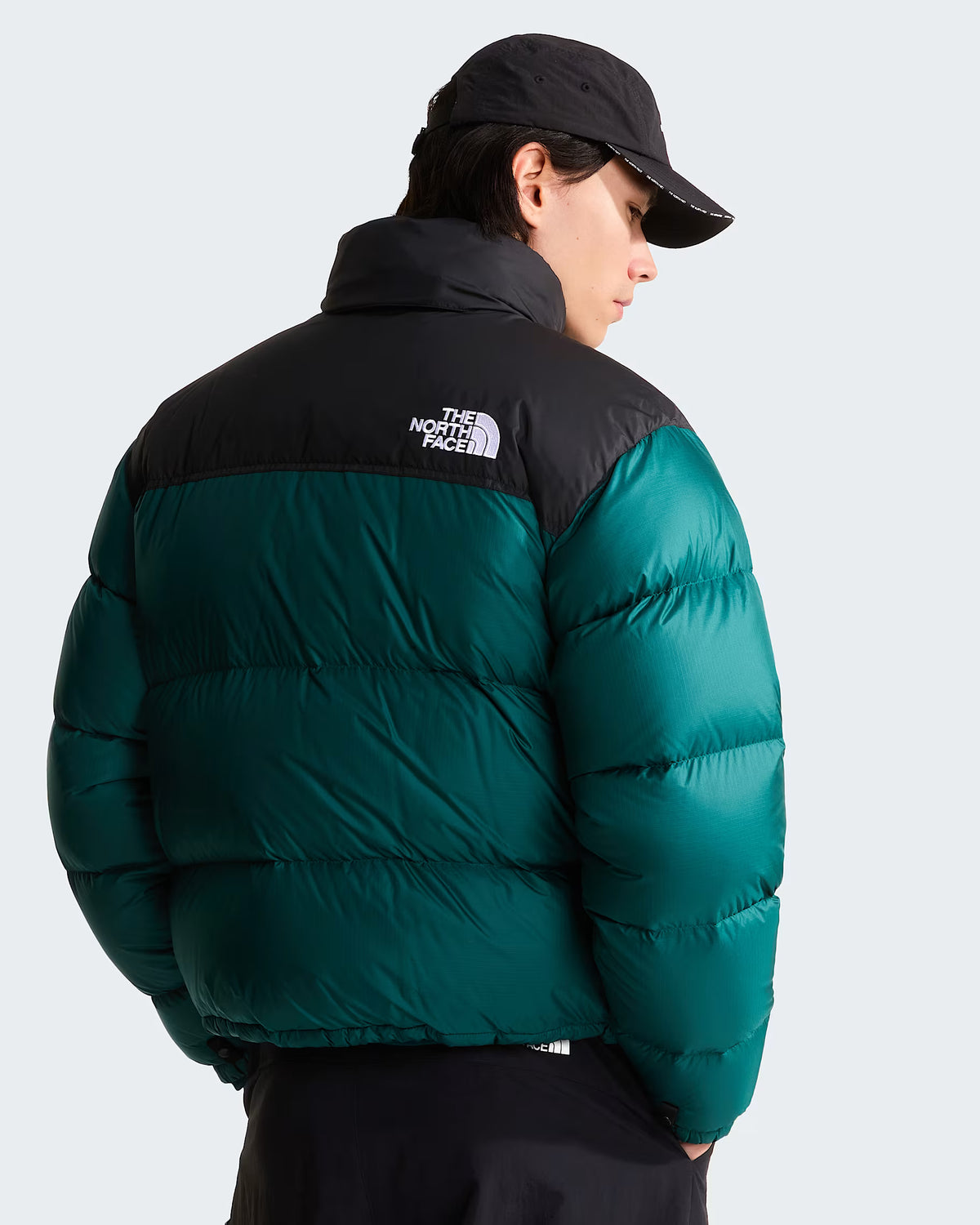 Piumino The North Face 1996 Retro Nuptse Jacket - Pacific Teal-TNF Black