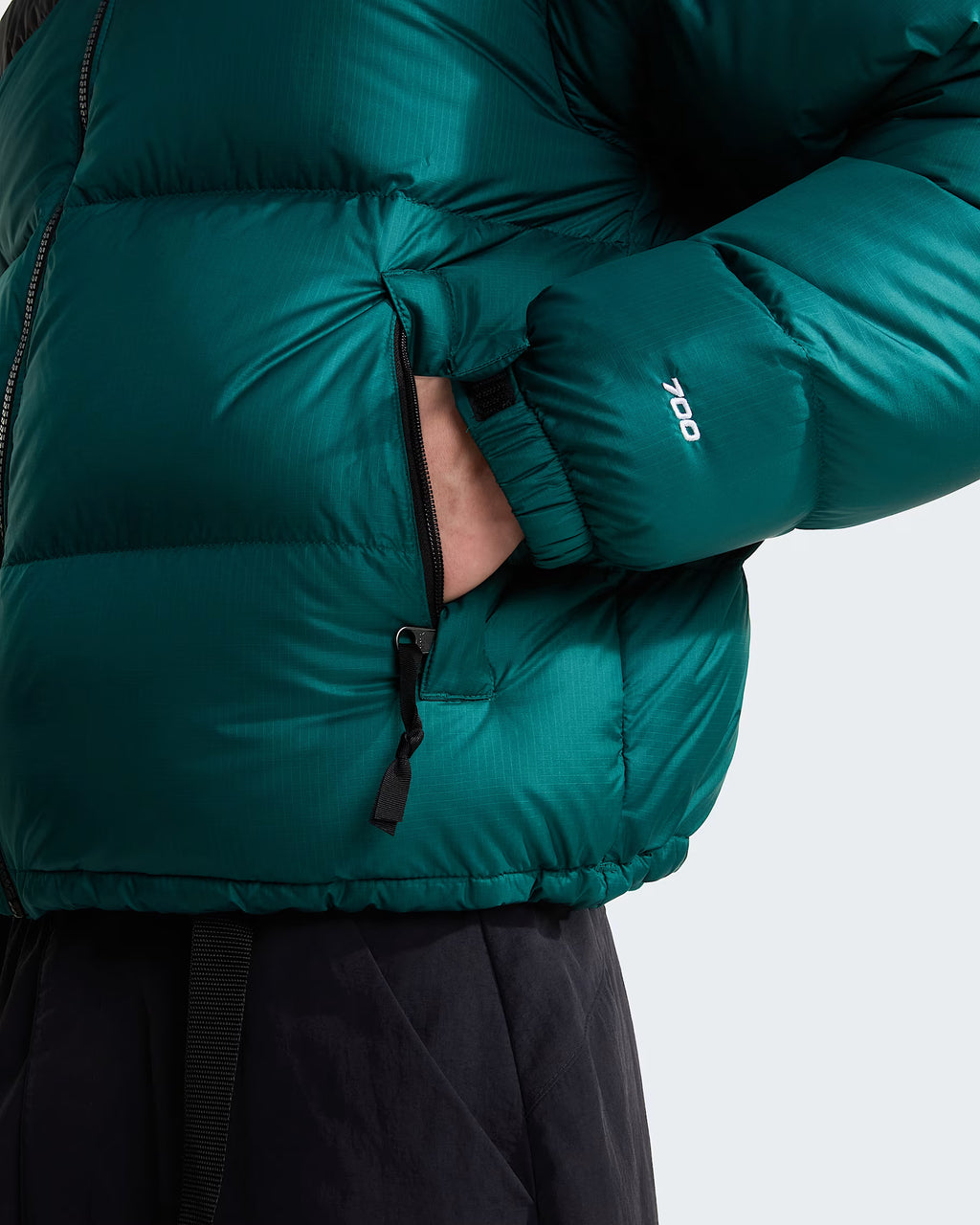 Piumino The North Face 1996 Retro Nuptse Jacket - Pacific Teal-TNF Black