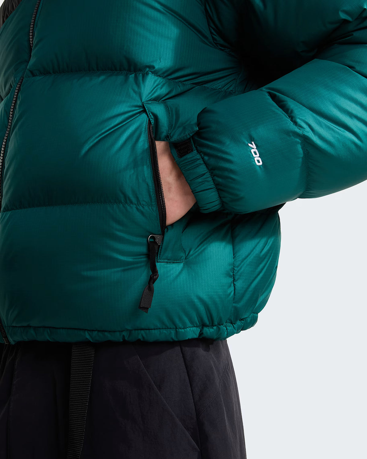 Piumino The North Face 1996 Retro Nuptse Jacket - Pacific Teal-TNF Black