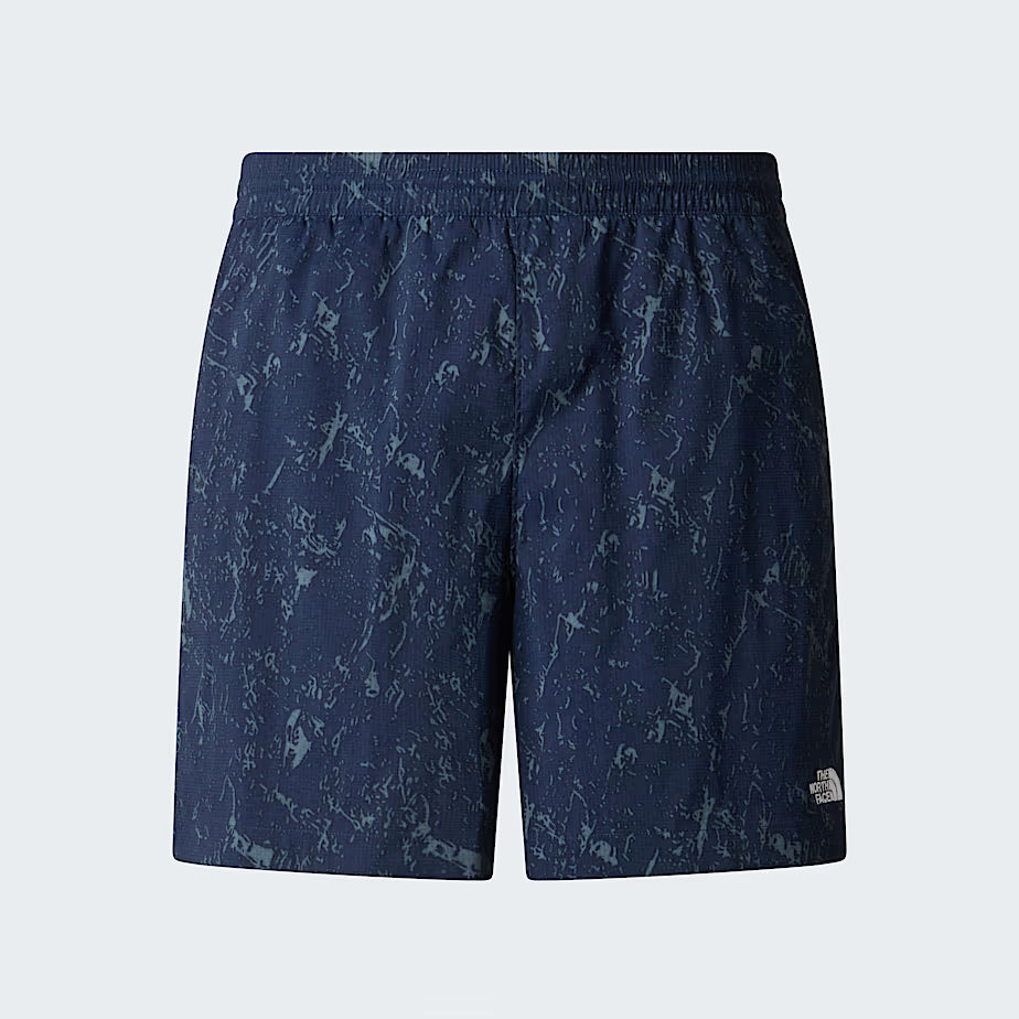 🩳 The North Face Pantaloncini Pull-On Class V Pathfinder 7” - Summit Navy Rock Texture Print