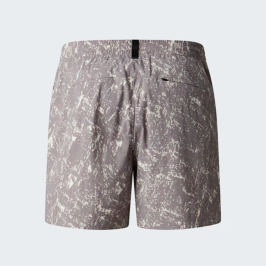 🩳 The North Face Pantaloncini Pull-On Class V Pathfinder 7” - Transcendent Grey Rock Texture Print