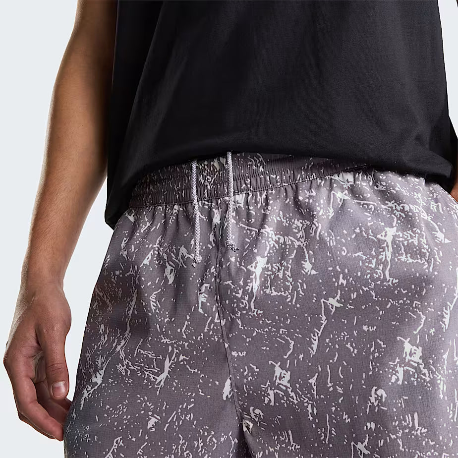 🩳 The North Face Pantaloncini Pull-On Class V Pathfinder 7” - Transcendent Grey Rock Texture Print