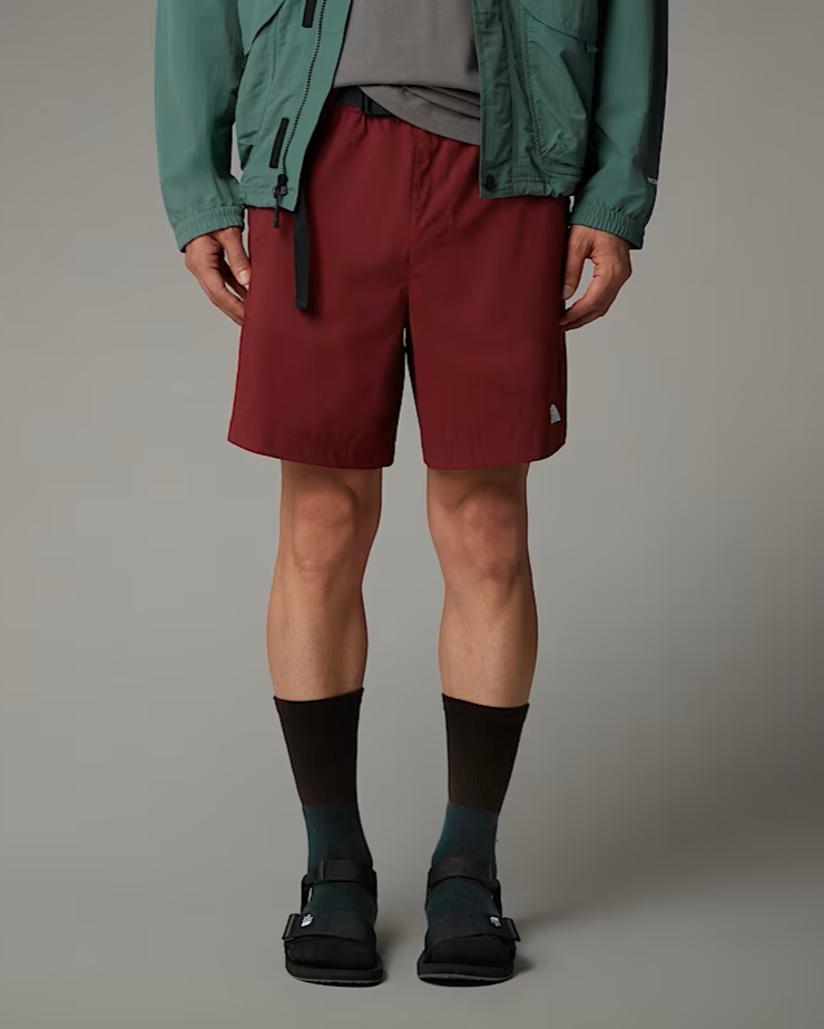 THE NORTH FACE Men's Class V Pathfinder Belted Shorts - 7" BROWN