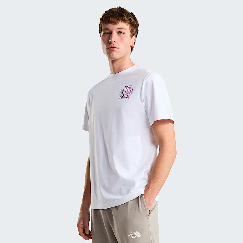 T-shirt The North Face Drip Logo Relaxed Fit Uomo -  White