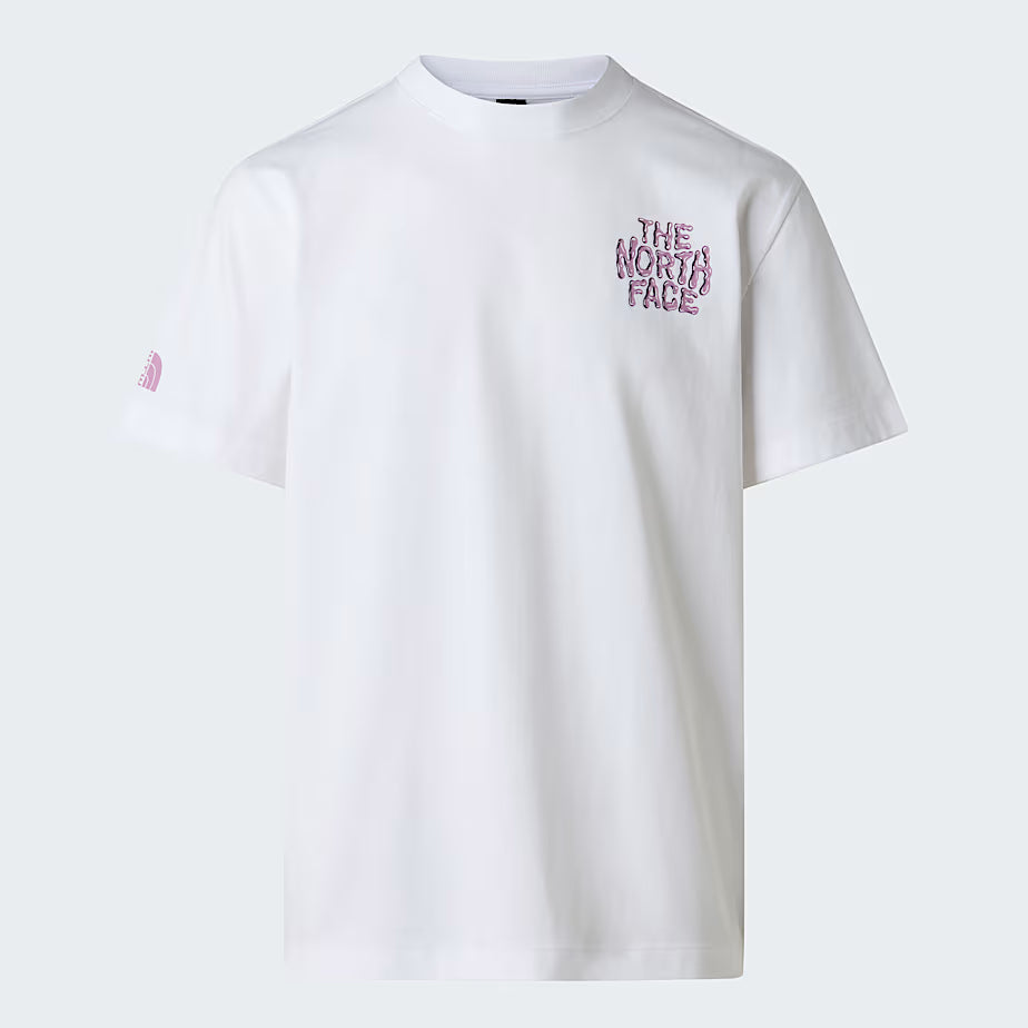 T-shirt The North Face Drip Logo Relaxed Fit Uomo -  White