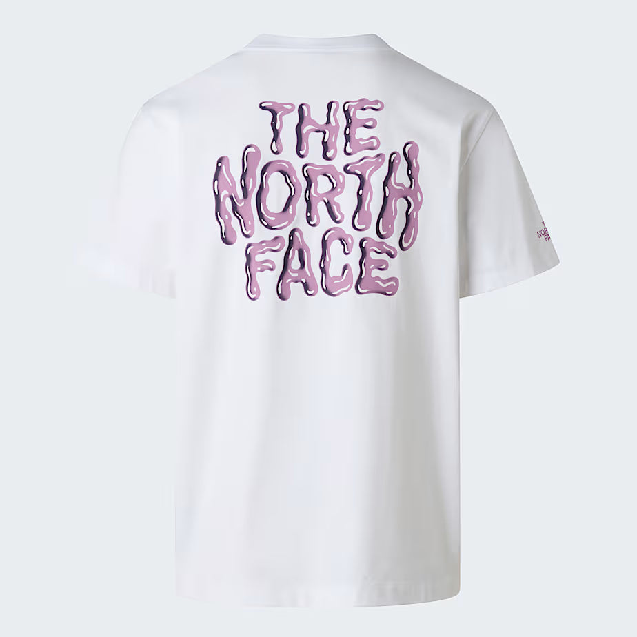 T-shirt The North Face Drip Logo Relaxed Fit Uomo -  White