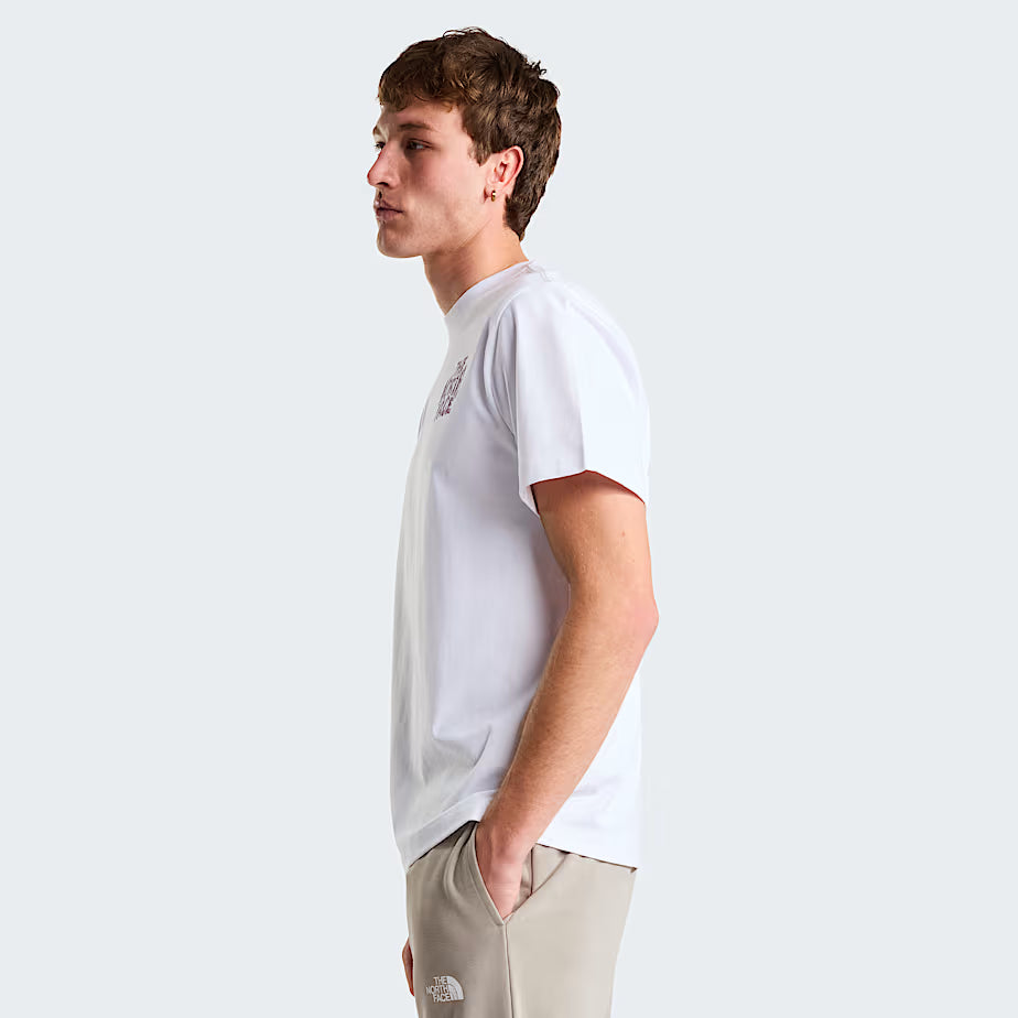 T-shirt The North Face Drip Logo Relaxed Fit Uomo -  White