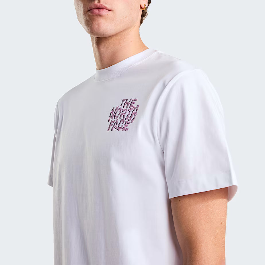 T-shirt The North Face Drip Logo Relaxed Fit Uomo -  White