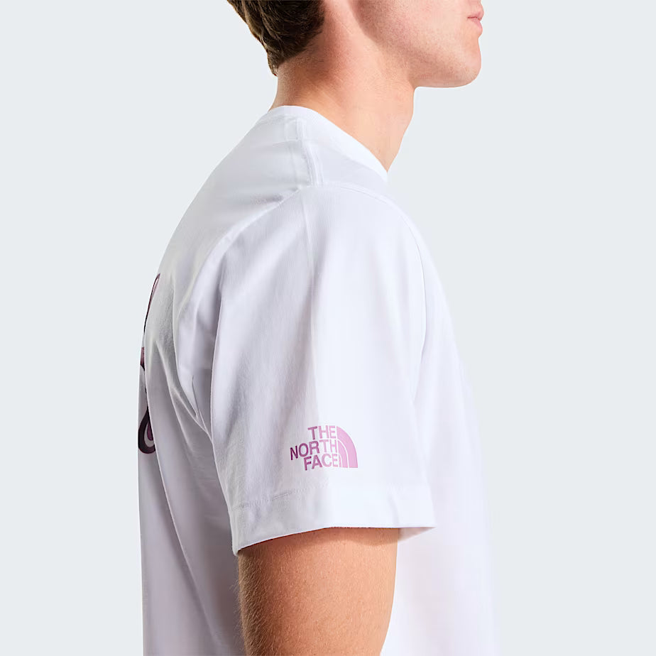 T-shirt The North Face Drip Logo Relaxed Fit Uomo -  White
