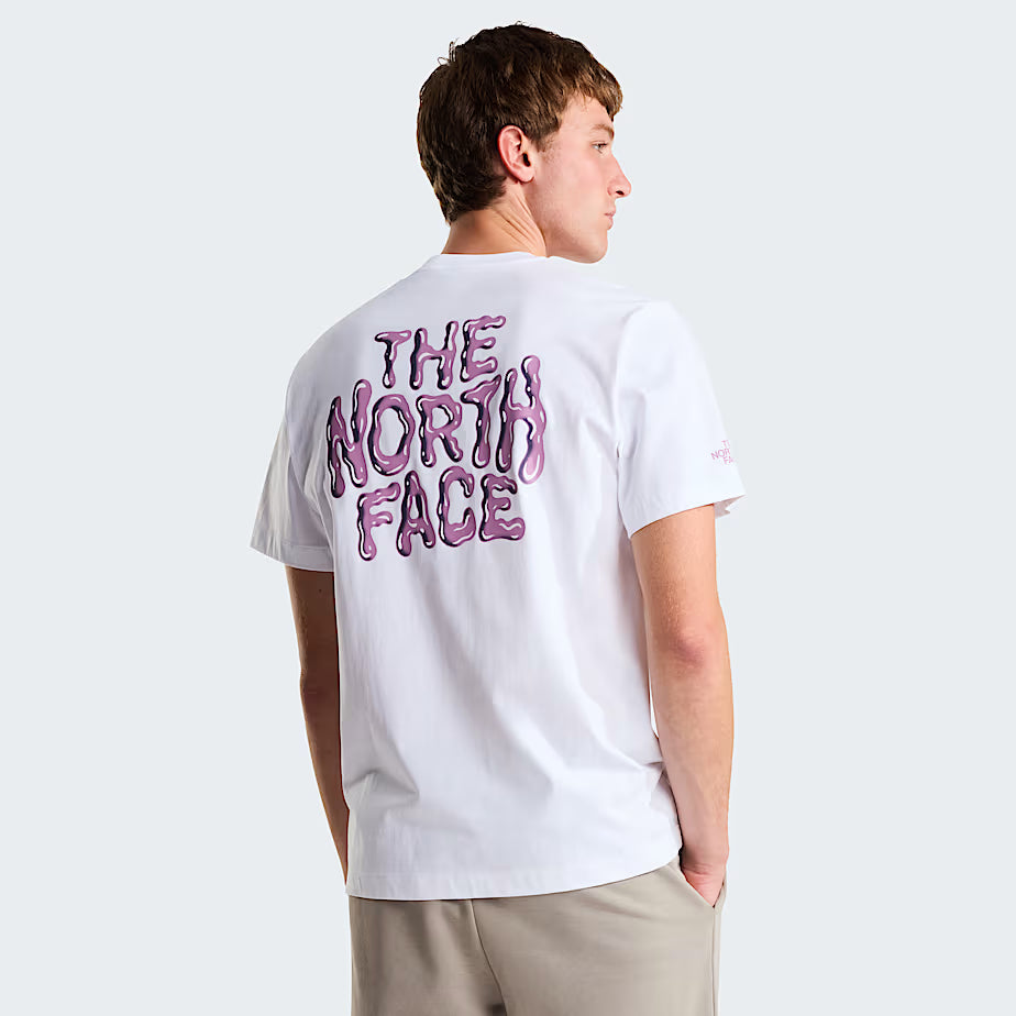 T-shirt The North Face Drip Logo Relaxed Fit Uomo -  White