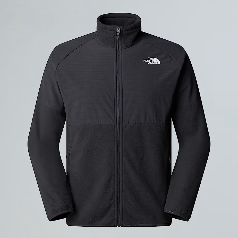 Felpa in Pile THE NORTH FACE Glacier Full Zip - ASPHALT GREY