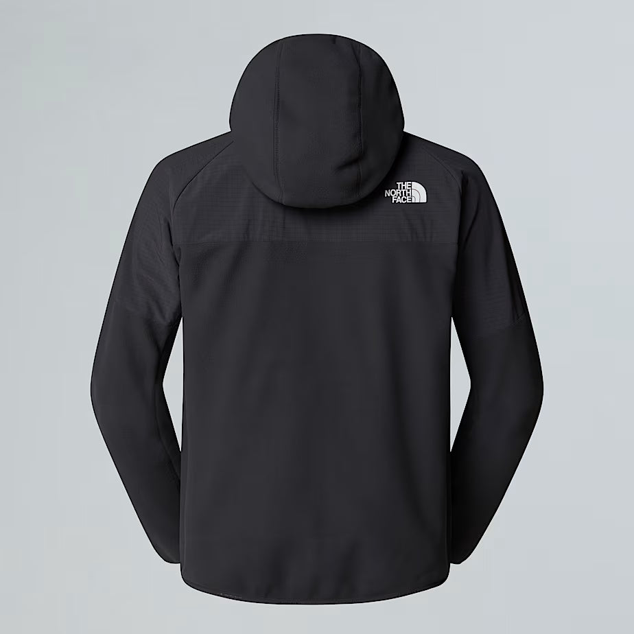 Felpa in Pile THE NORTH FACE Glacier con Cappuccio - ASPHALT GREY