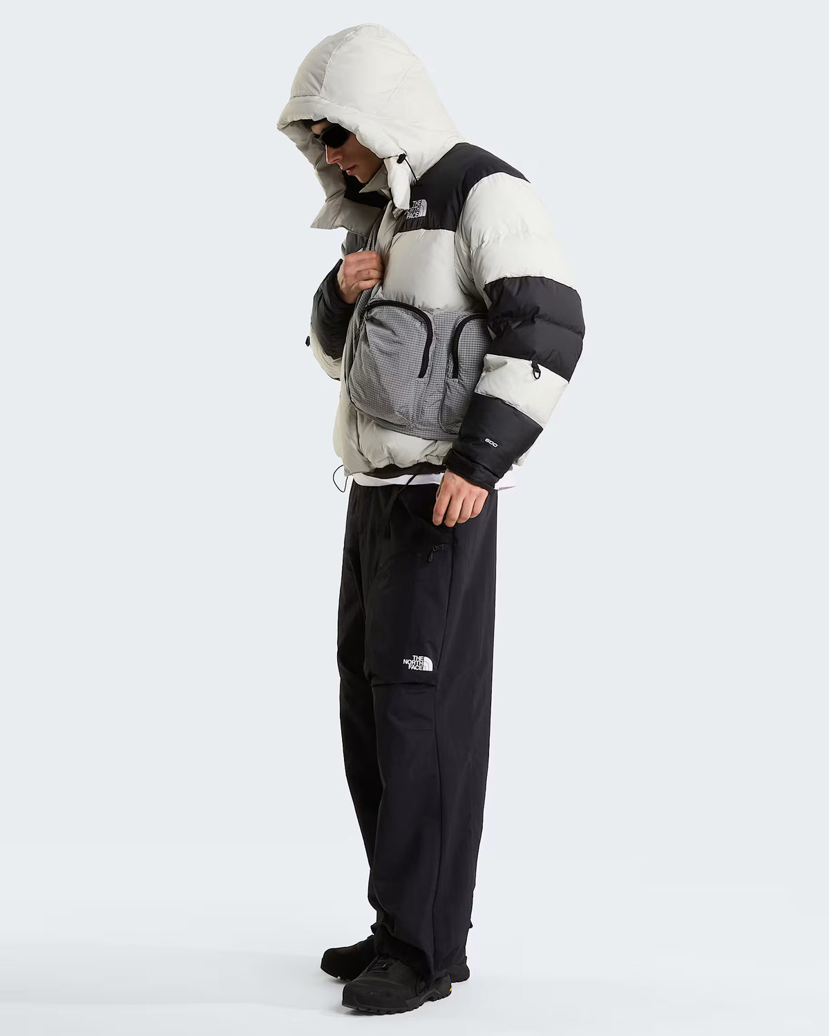 Giacca The North Face Himalayan Baltoro Down Jacket Uomo - Cumulus Cloud-TNF Black