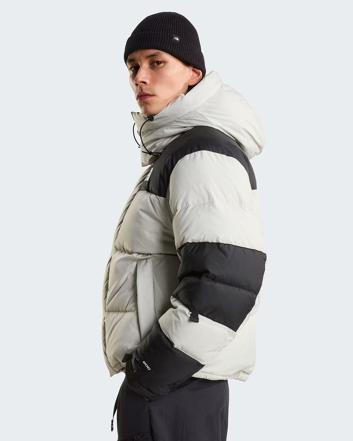 Giacca The North Face Himalayan Baltoro Down Jacket Uomo - Cumulus Cloud-TNF Black