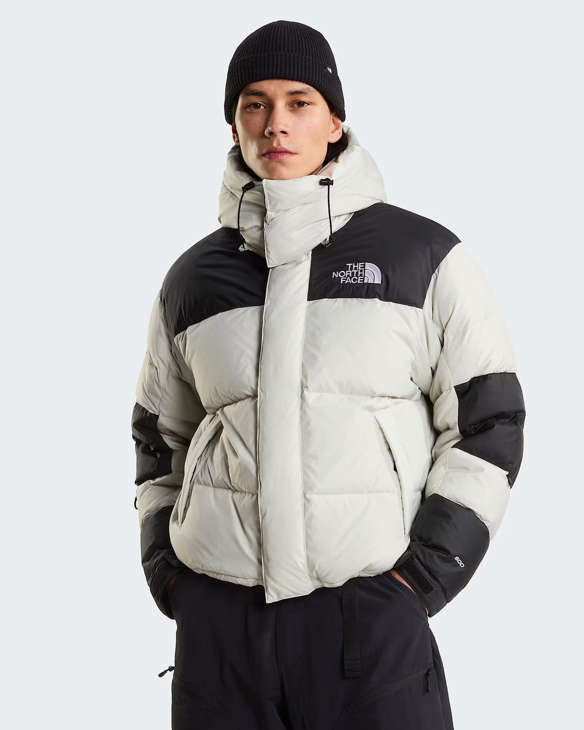 Giacca The North Face Himalayan Baltoro Down Jacket Uomo - Cumulus Cloud-TNF Black