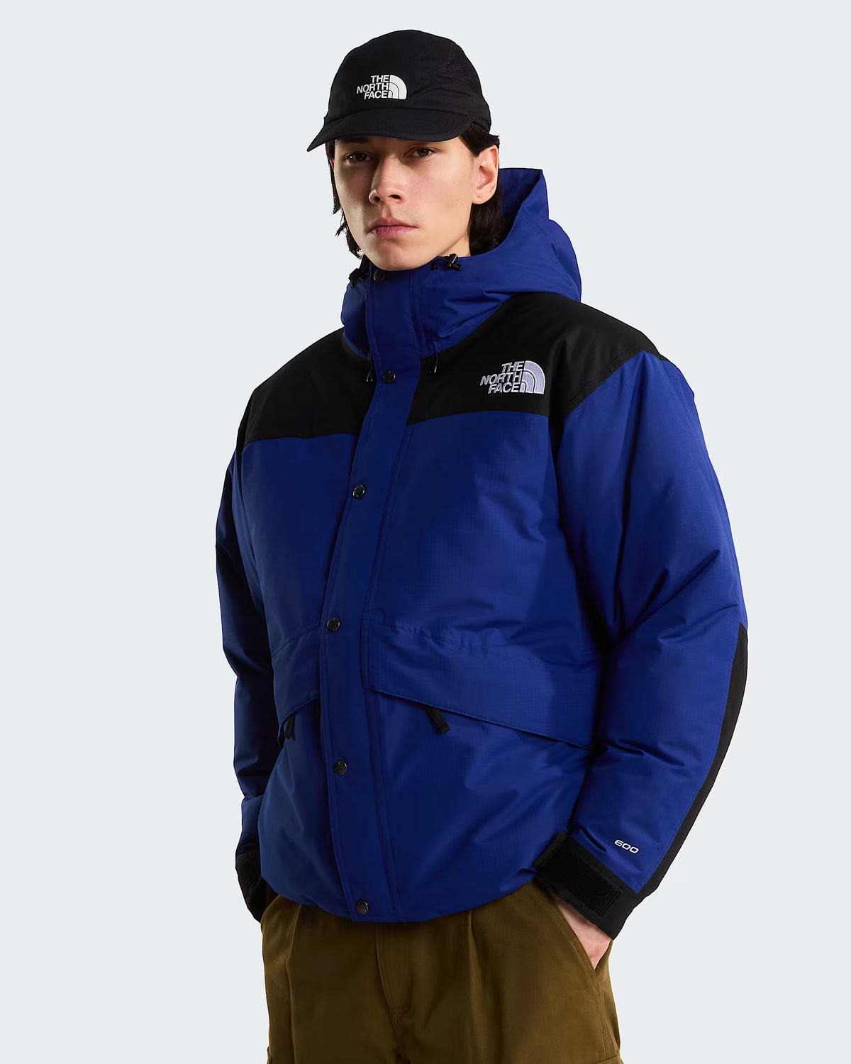 Giacca The North Face Mountain Down Jacket Uomo - Bold Blue-TNF Black