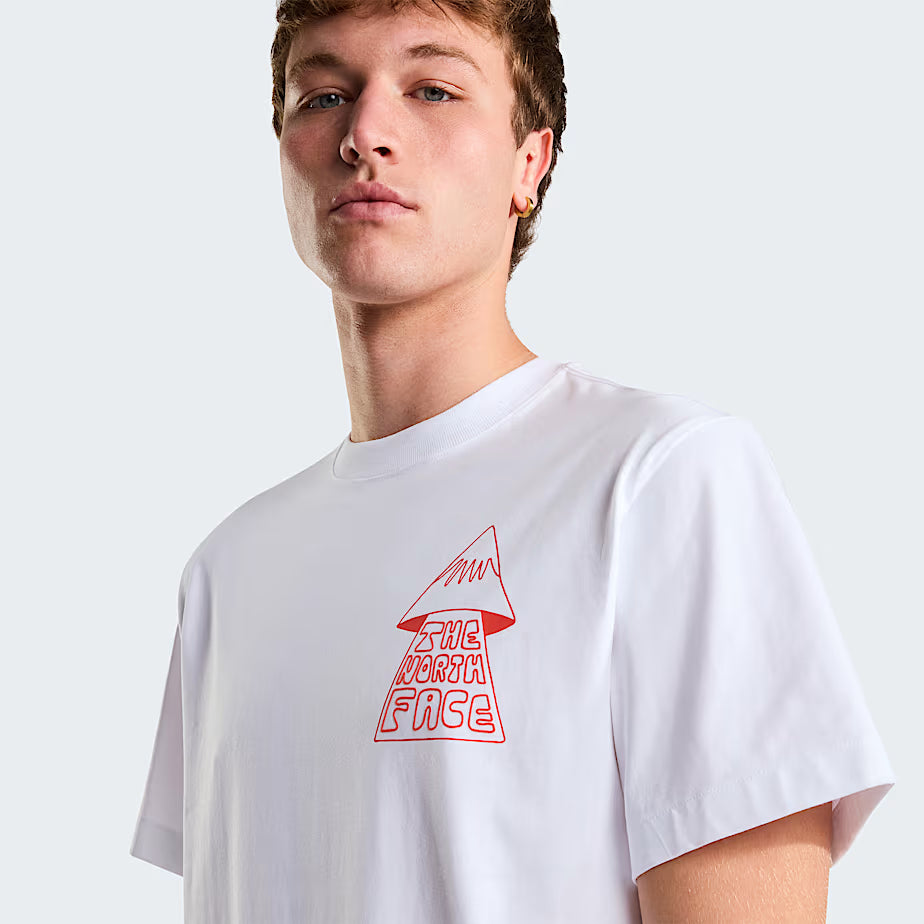 👕 The North Face T-shirt Mountain Play Relaxed Graphic - White