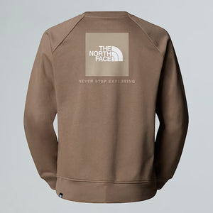 Felpa THE NORTH FACE NSE Raglan Box da Uomo - MOCHA BROWN-MUSHROOM GREY
