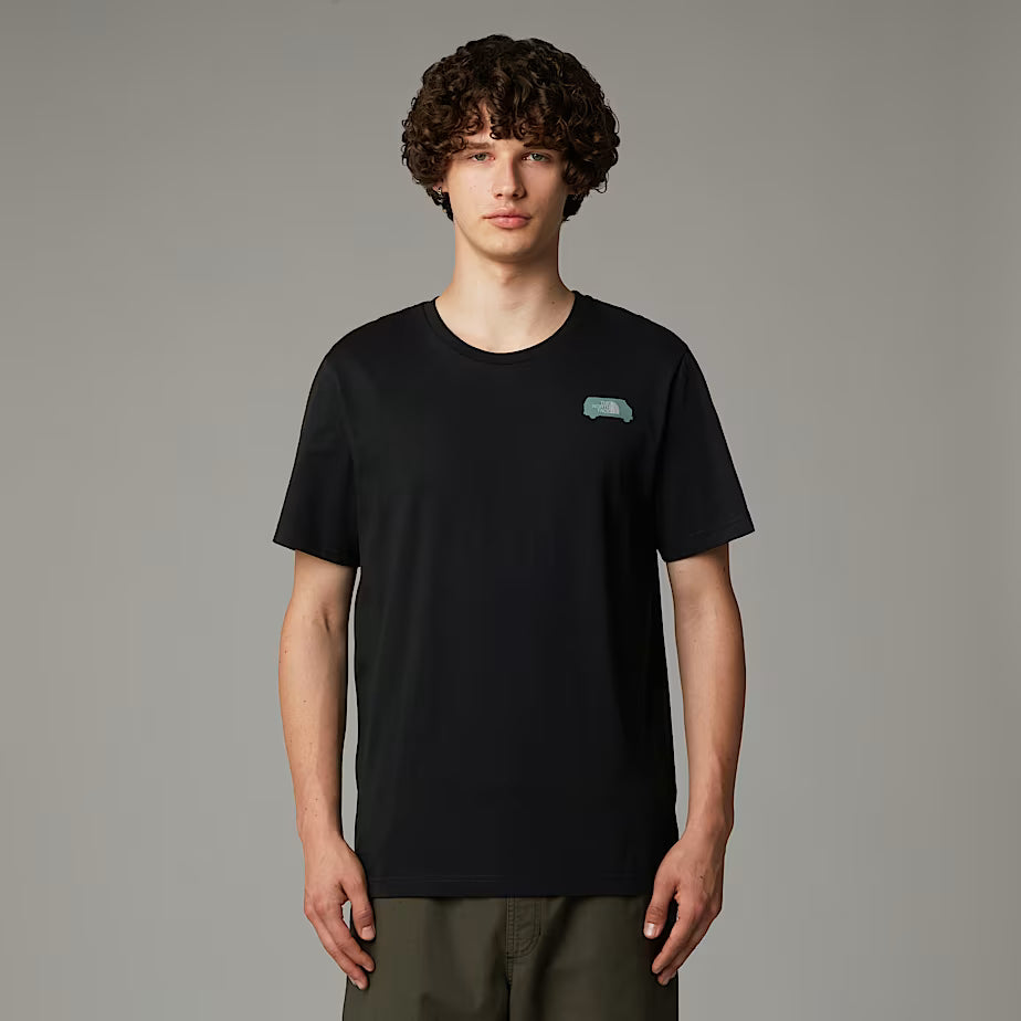The North Face – T-shirt Outdoor Graphic da Uomo NERO