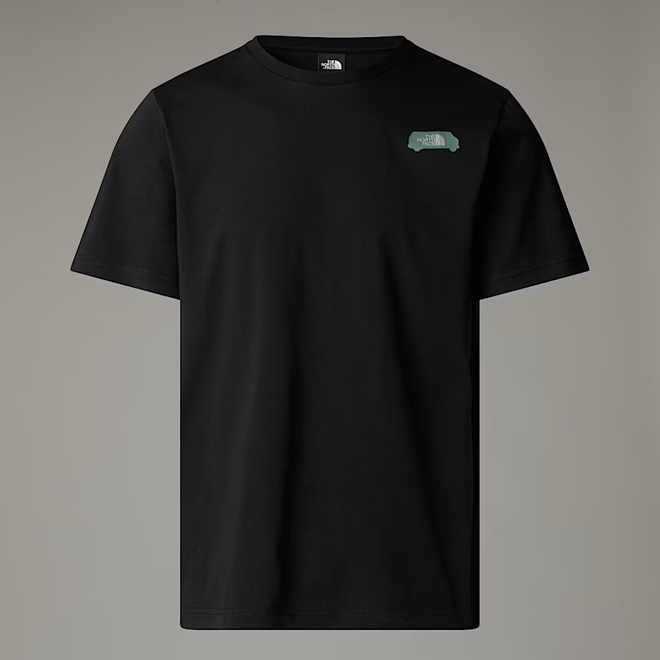 The North Face – T-shirt Outdoor Graphic da Uomo NERO