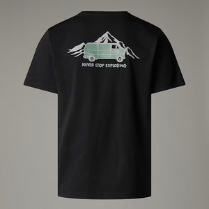The North Face – Outdoor Graphic T-shirt for Men BLACK