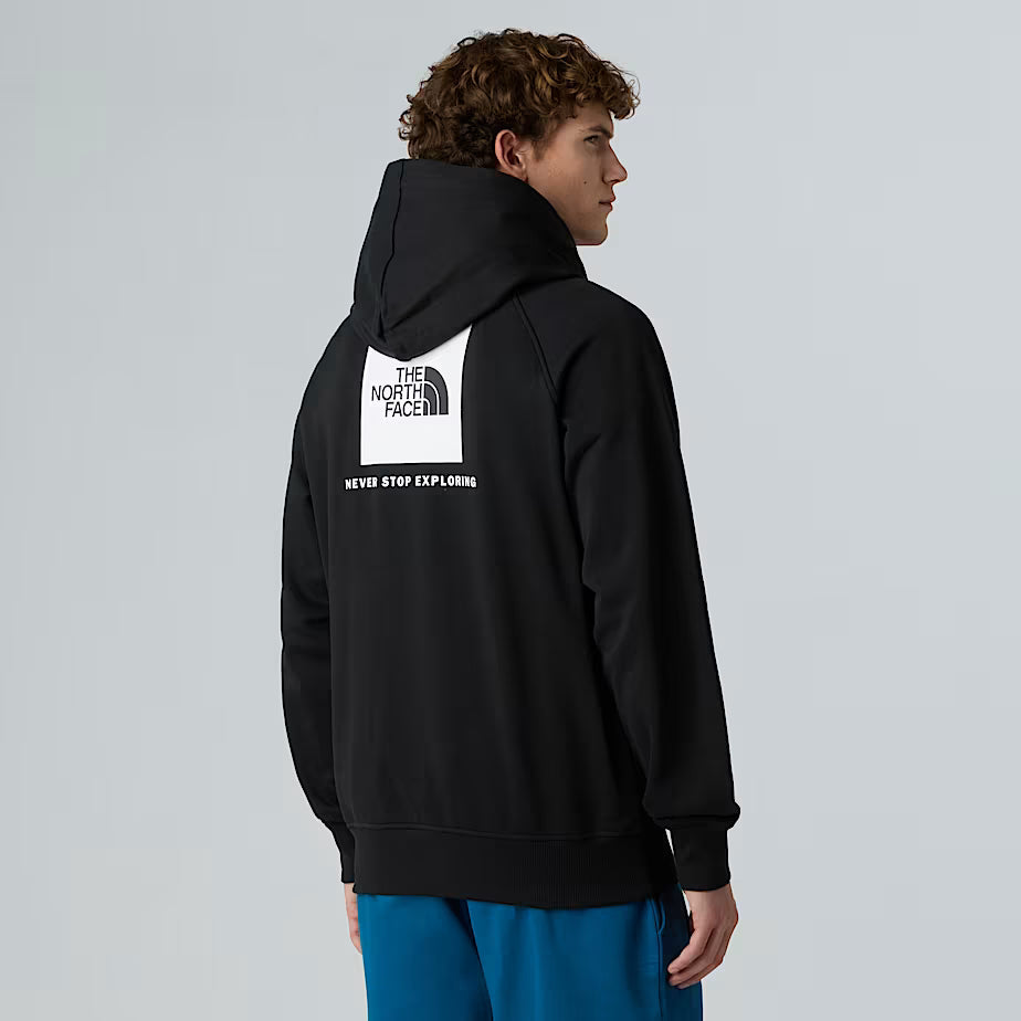 Felpa con cappuccio e maniche raglan THE NORTH FACE NSE Box da uomo - TNF BLACK - TNF WHITE