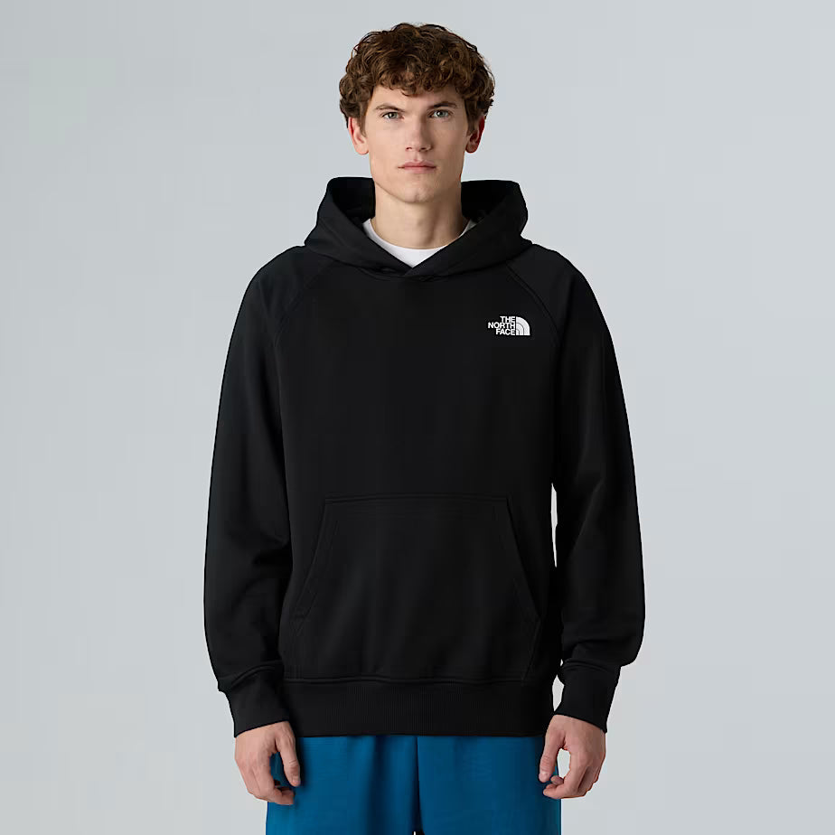 THE NORTH FACE Men's NSE Box Raglan Hoodie - TNF BLACK - TNF WHITE
