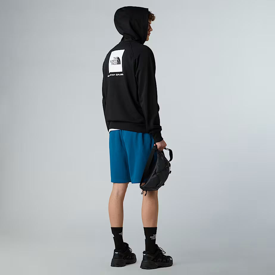 THE NORTH FACE Men's NSE Box Raglan Hoodie - TNF BLACK - TNF WHITE