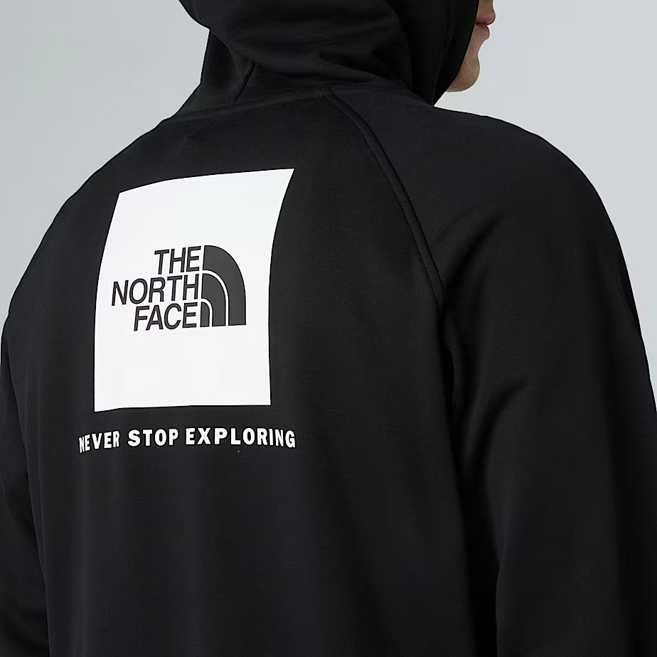 THE NORTH FACE Men's NSE Box Raglan Hoodie - TNF BLACK - TNF WHITE