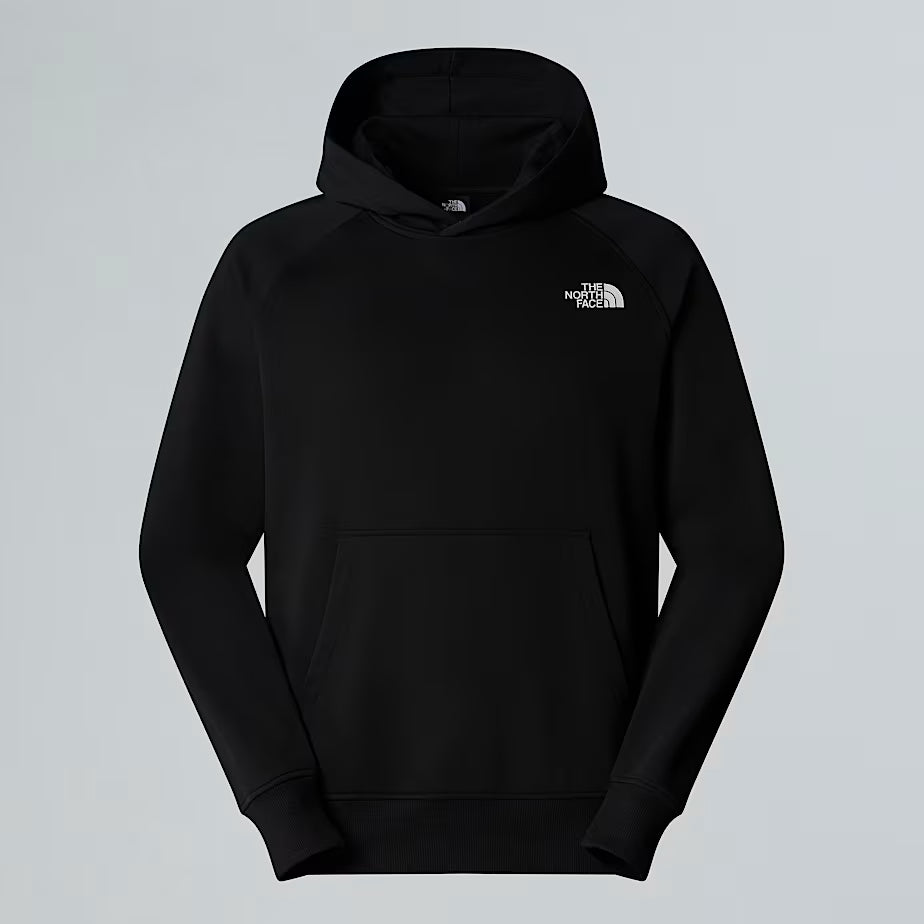 THE NORTH FACE Men's NSE Box Raglan Hoodie - TNF BLACK - TNF WHITE
