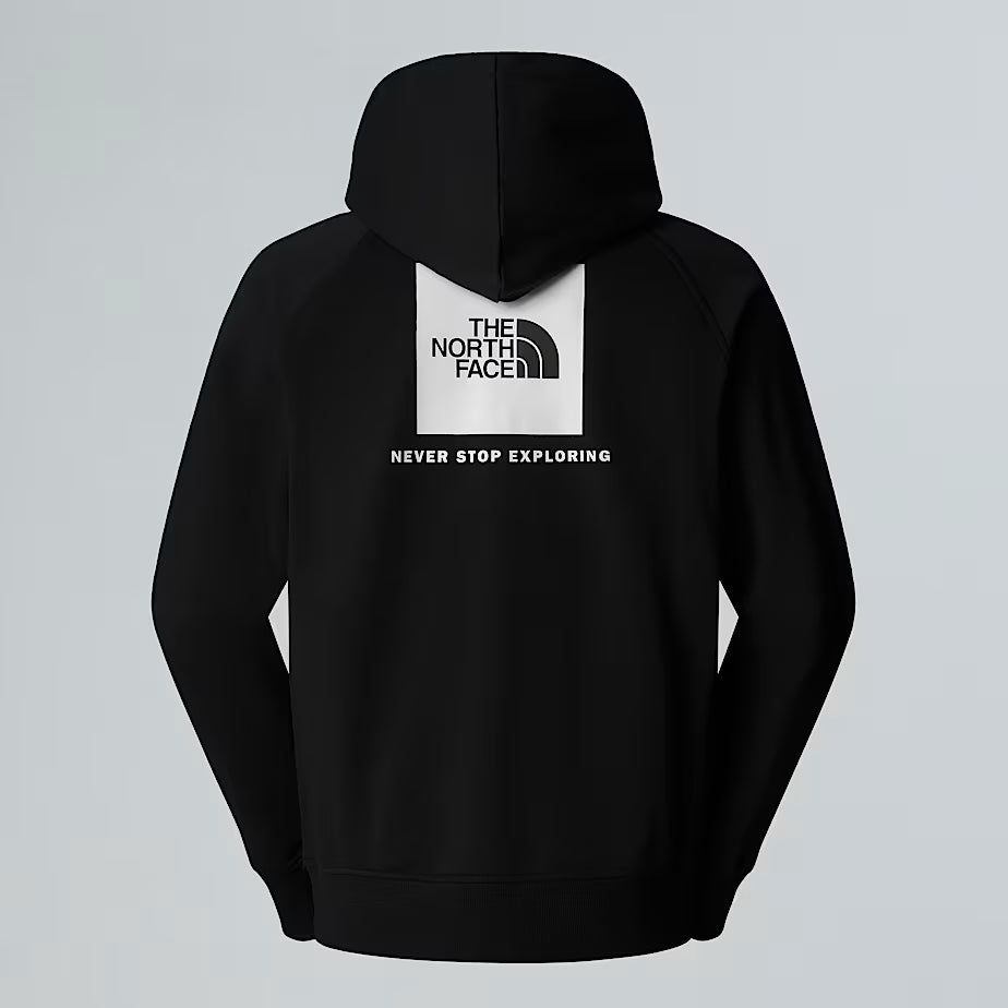 THE NORTH FACE Men's NSE Box Raglan Hoodie - TNF BLACK - TNF WHITE