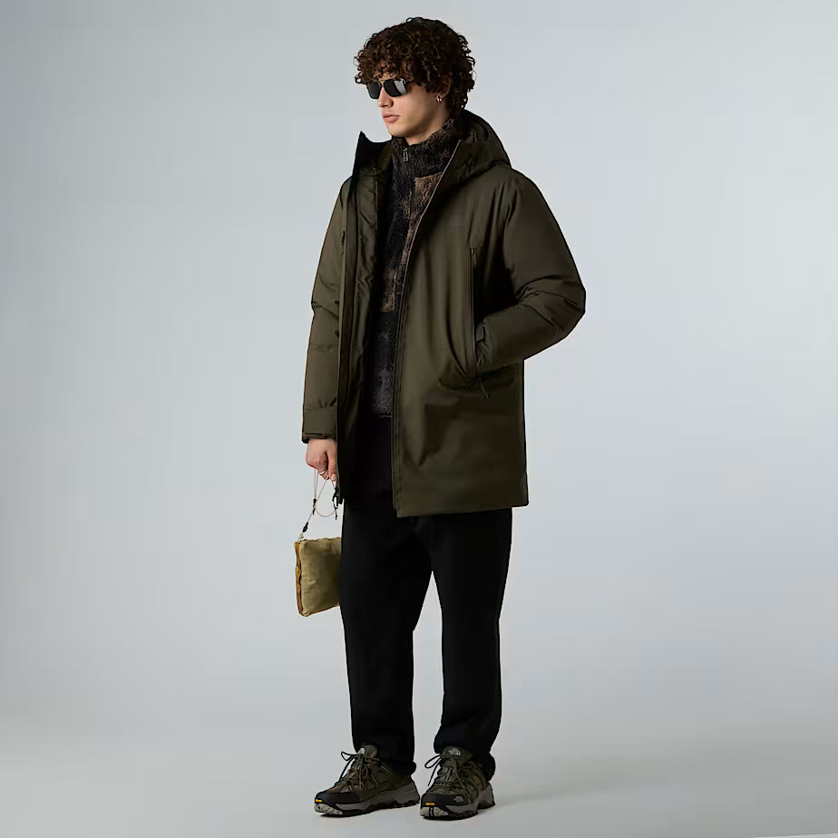 THE NORTH FACE Men's Mountain Range Down Parka – NEW TAUPE GREEN