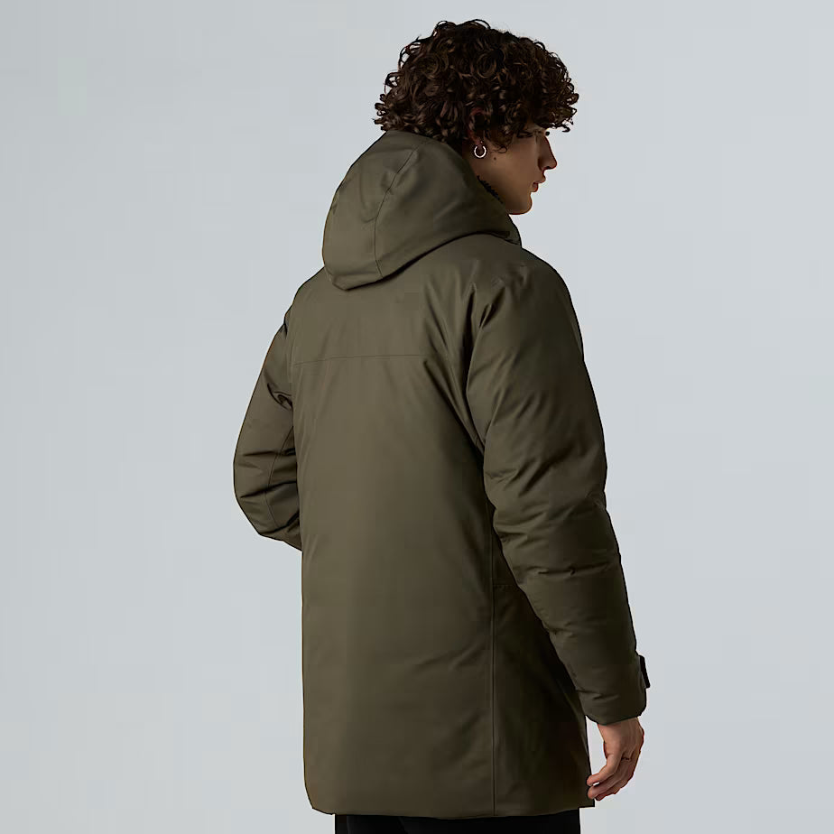 THE NORTH FACE Men's Mountain Range Down Parka – NEW TAUPE GREEN
