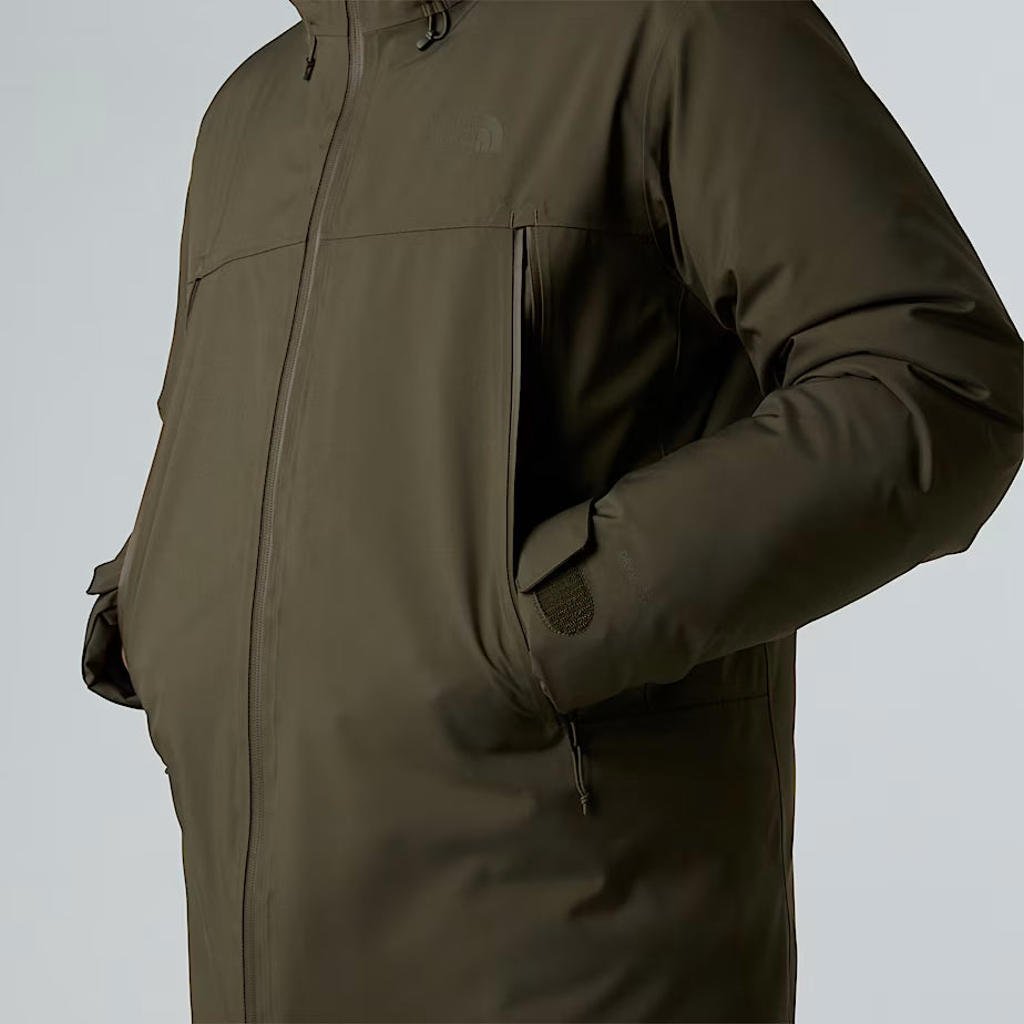 THE NORTH FACE Men's Mountain Range Down Parka – NEW TAUPE GREEN