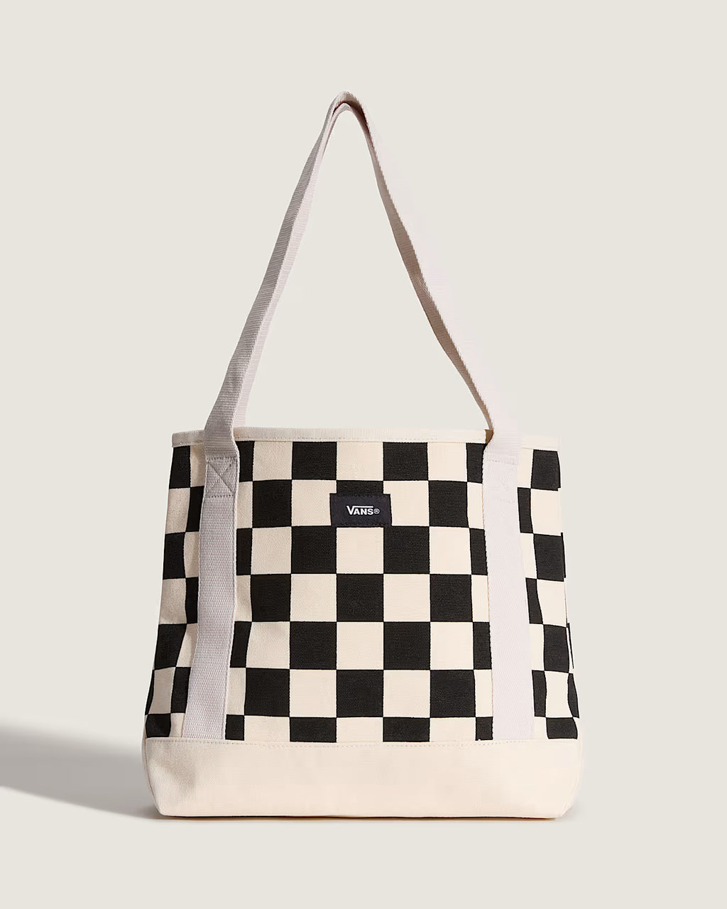 👜 Vans Pergs Midi Tote Bag – Borsa Tote Unisex - White Black