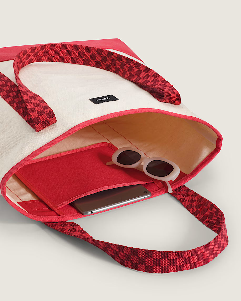 👜 Vans Pergs Midi Tote Bag – Borsa Tote Unisex - Red