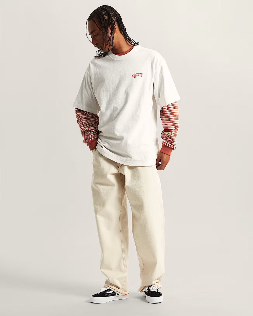 T-Shirt VANS  Premium Full Deck White