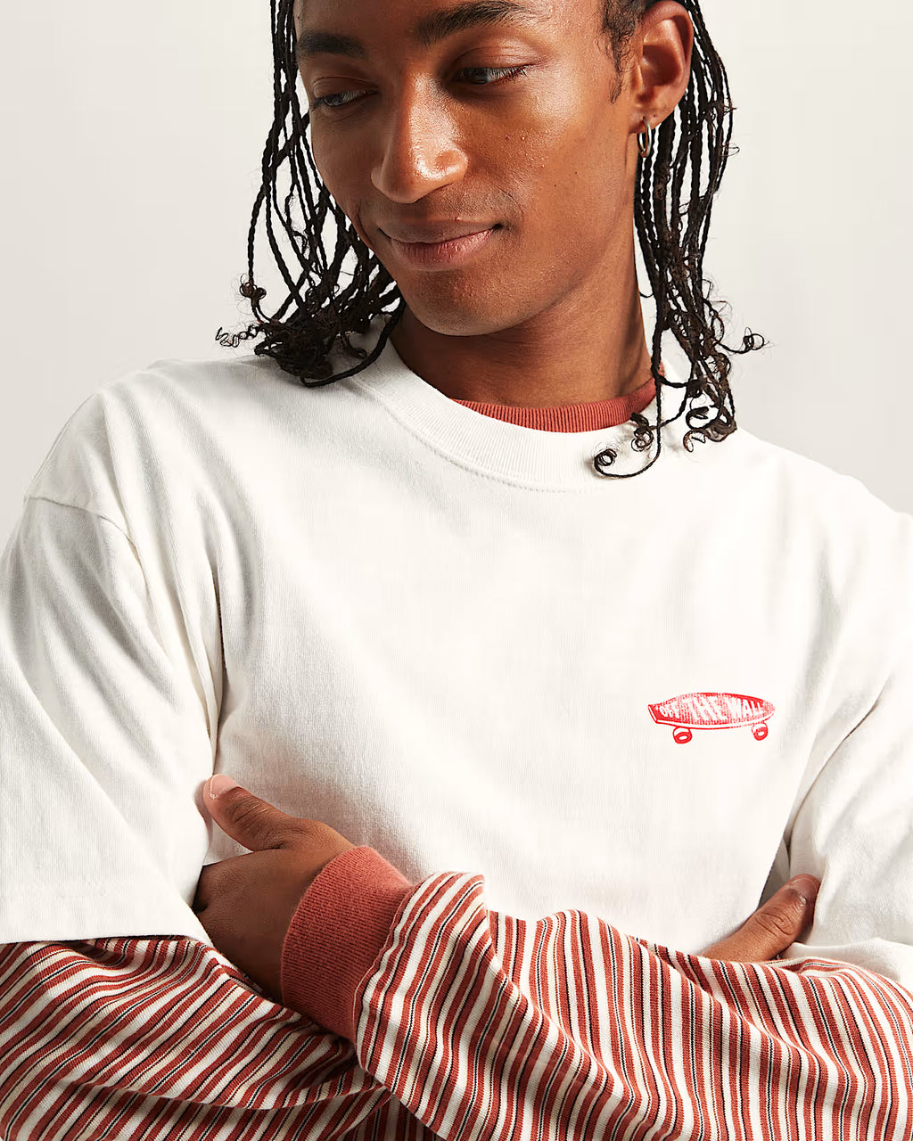 T-Shirt VANS  Premium Full Deck White