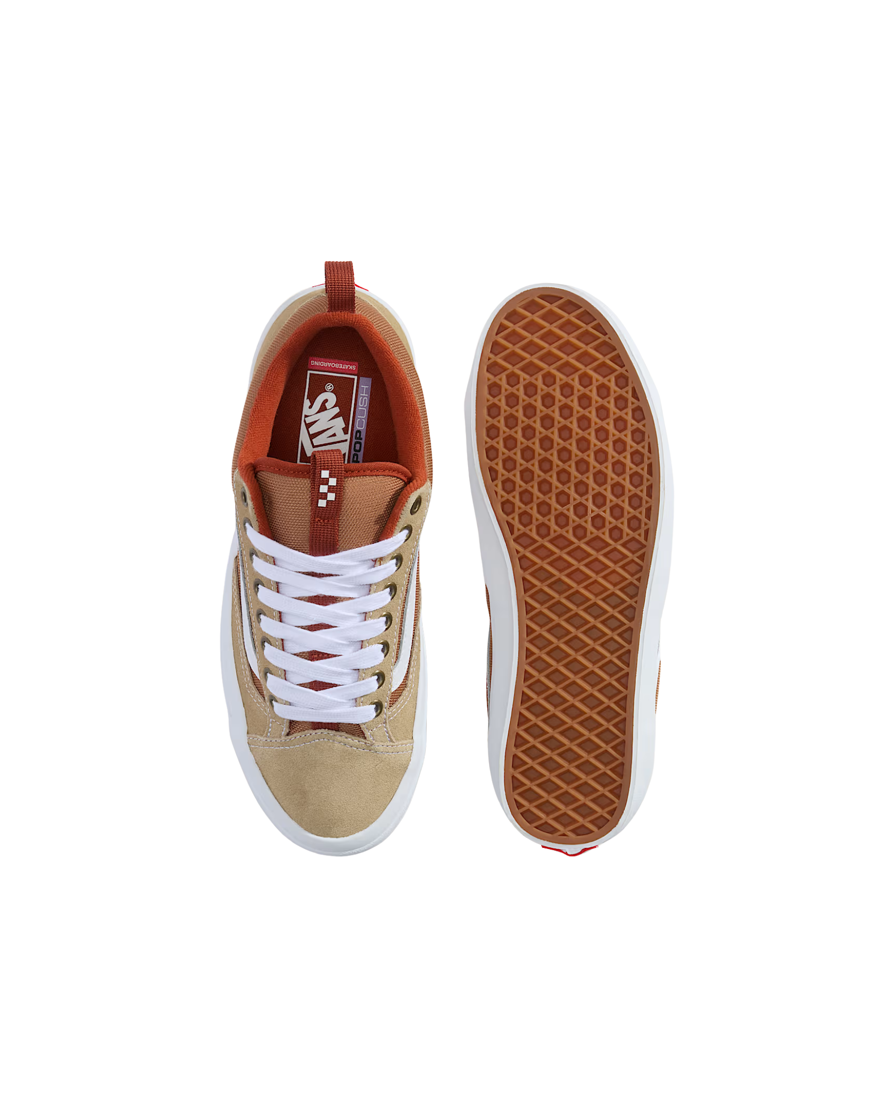 Scarpe VANS Skate Old Skool 36+ Khaki Burnt Orange