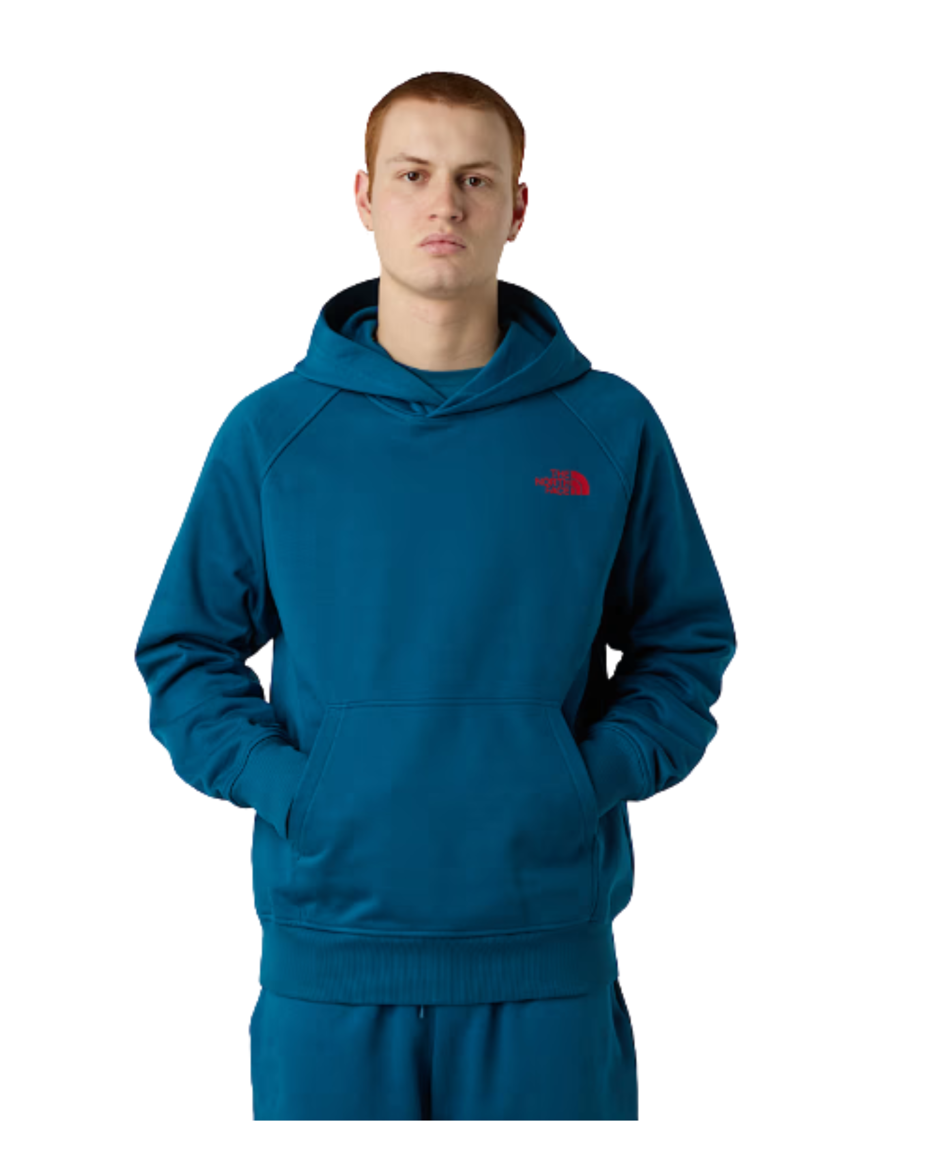 Felpa THE NORTH FACE Raglan Box NSE Hoodie  Mineral Ink
