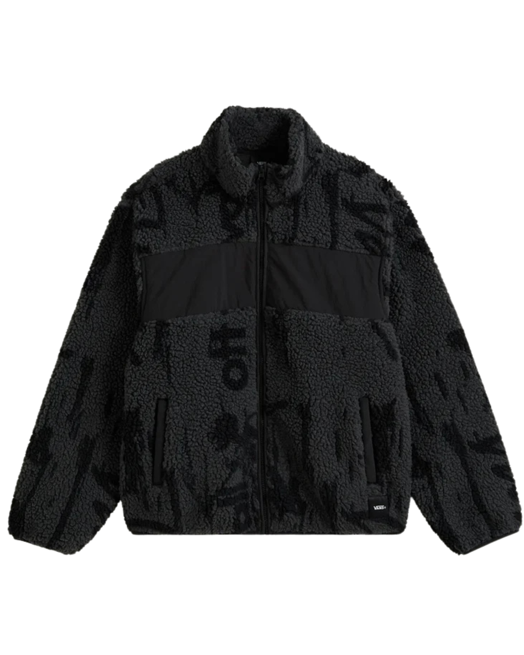 Giacca VANS Stiller Sherpa Full Zip  ASPHALT/BLACK