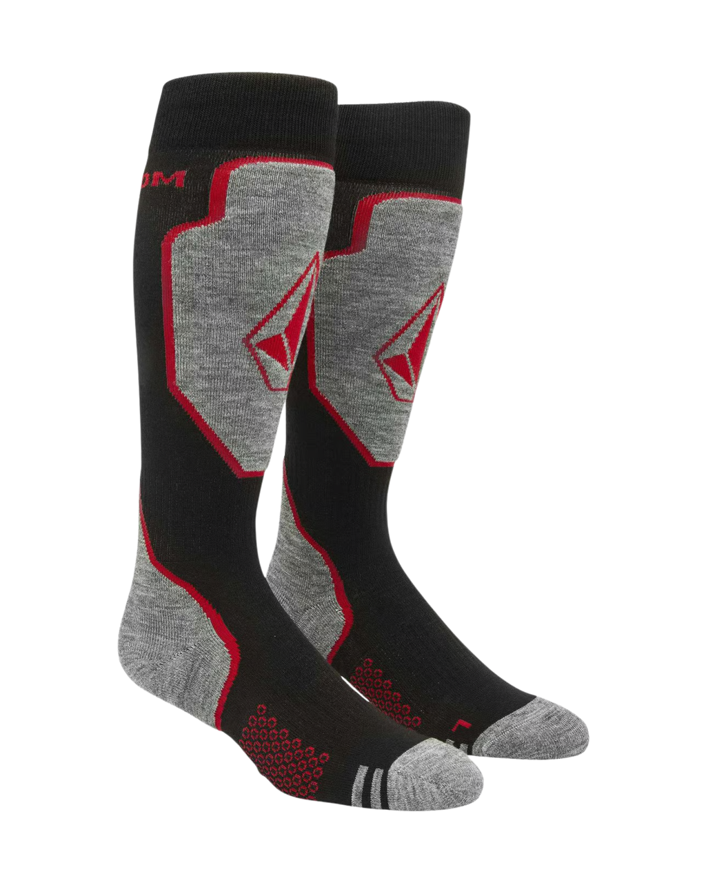 Calze Da Snowboard Shield Wool Blend OTC Black Red Grey