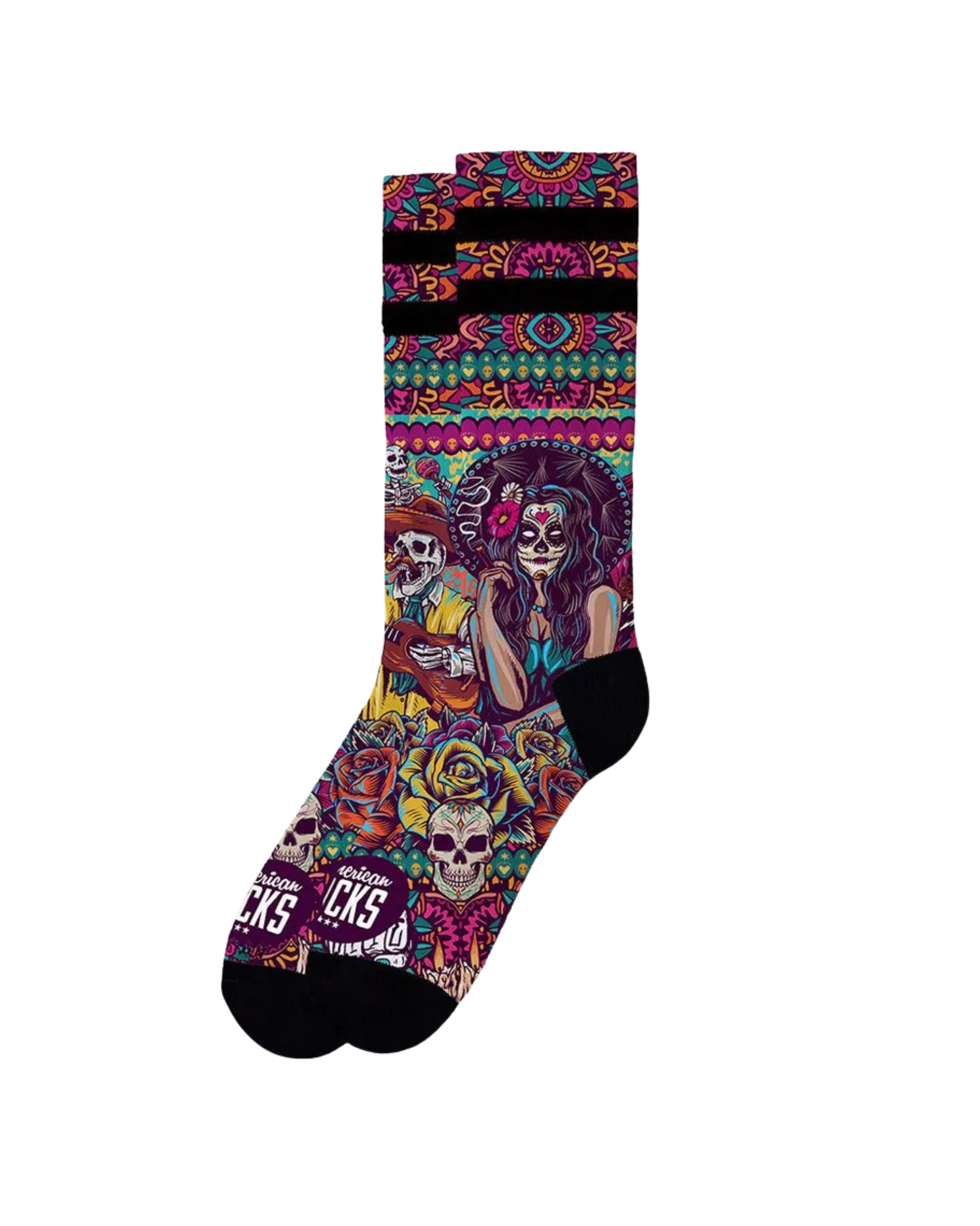 Calze AMERICAN SOCKS  Signature Mid High Dia De Los Muertos
