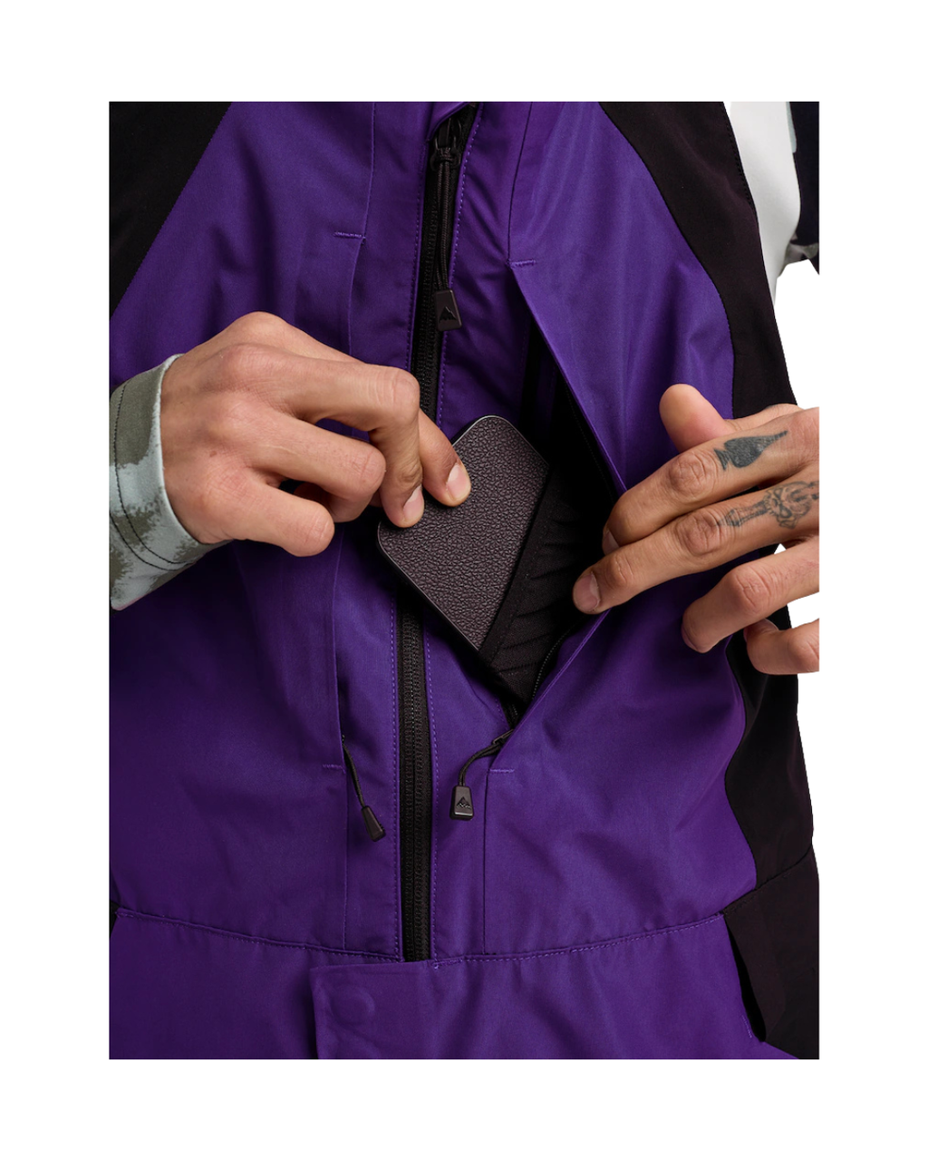 Salopette da Snowboard BURTON  Reserve GORE-TEX 2L Bib Prism Violet True Black