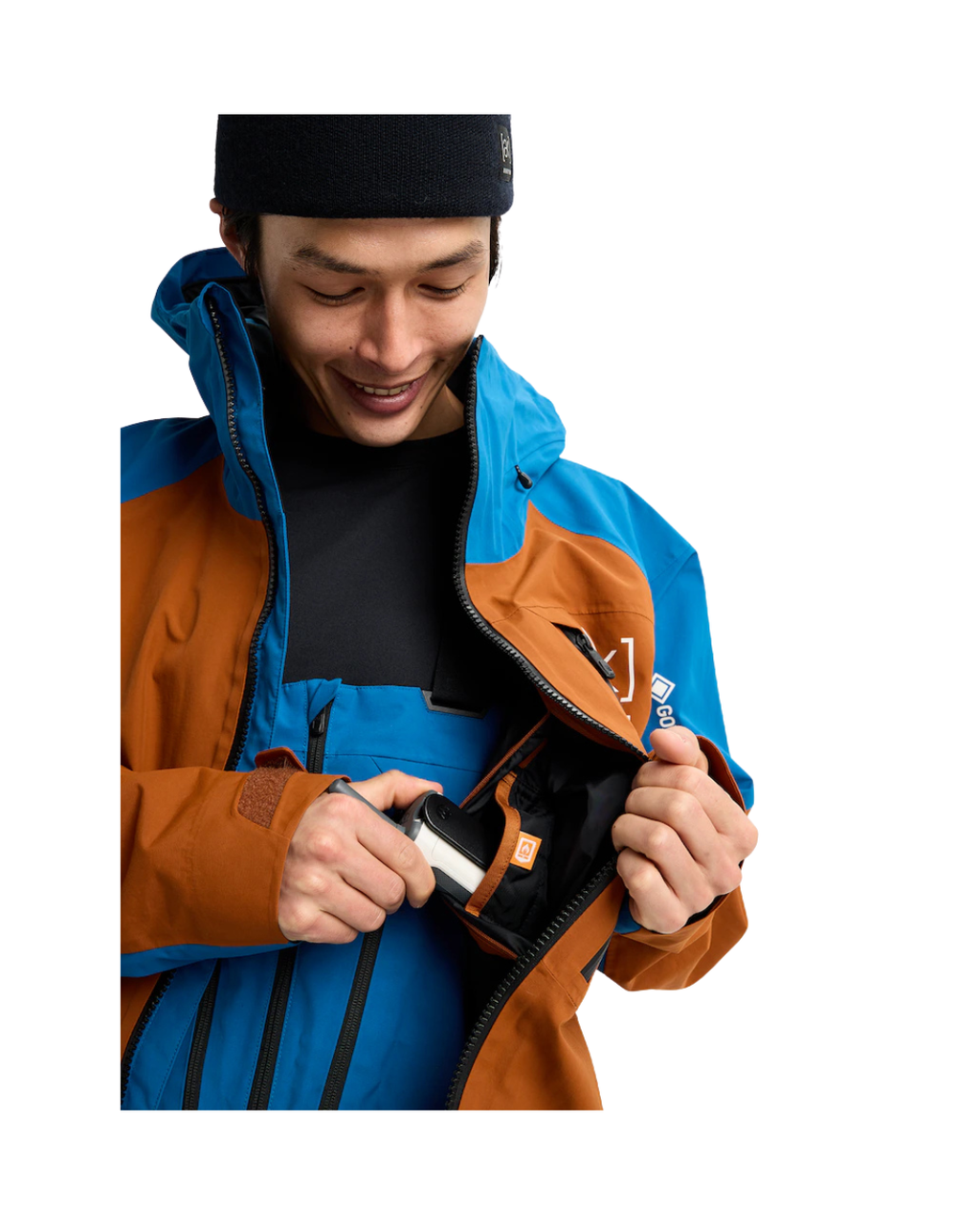 Giacca da Snowboard BURTON [ak]® Cyclic GORE-TEX 2L Chestnut Brown / Blue Teal