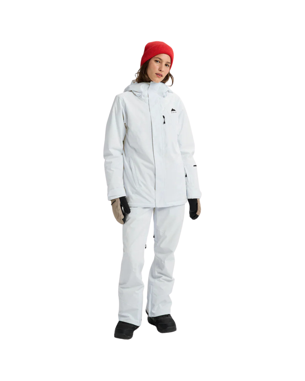 Giacca da Snowboard Donna BURTON Reserve 2L Insulated Stretch Jacket Stout White